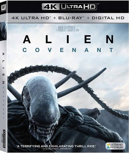 Front. Alien: Covenant   - 4K Blu-Ray.