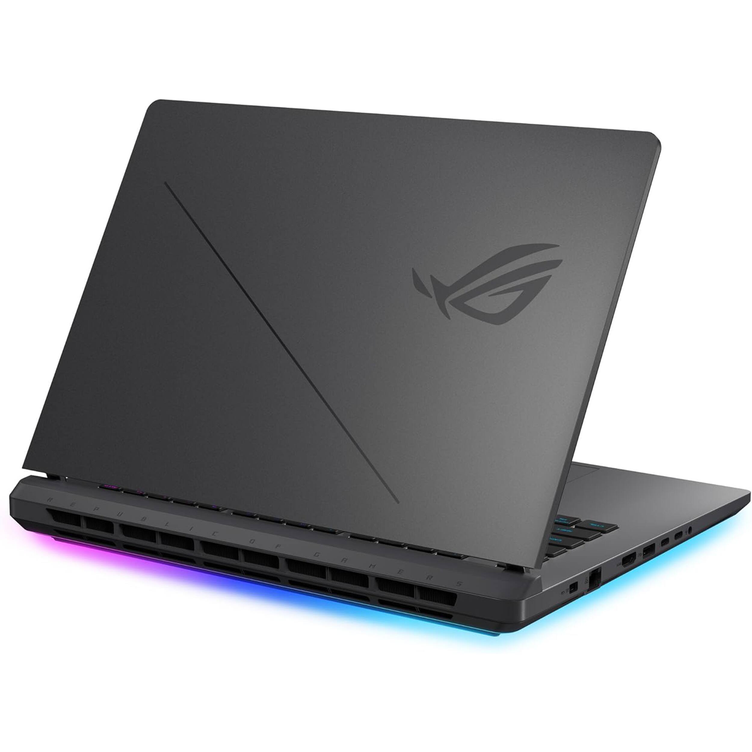 Alt View 4. ASUS - ASUS ROG Strix G16 Gaming Laptop,Intel i7-14650HX(Beats i9-13900),GeForce RTX 5060,16GB DDR5,1TB SSD,Win 11 Home,Gray - Gray.