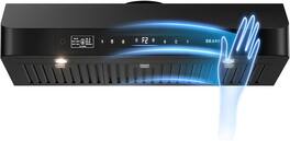 COWLOWN - 36 inches - Convertible - Under cabinet Range Hood - Black