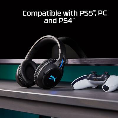 HyperX Cloud Flight Wireless Gaming Headset for PC, laptop, PS5 HyperX Cloud Flight Wireless Gaming Headset for PC, laptop, PS5