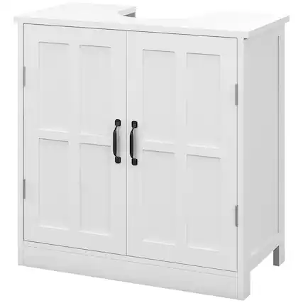 Front. Kleankin - Sink Cabinet - White.