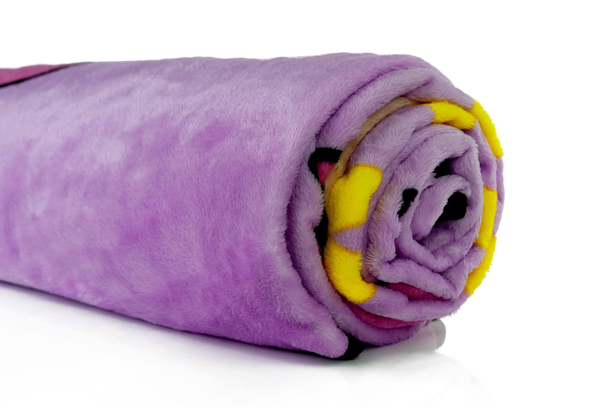 Alt View 1. Surreal Entertainment - Bob's Burgers Louise Throw Blanket | I Smell Fear On You | 64 x 44 Inches - Purple.