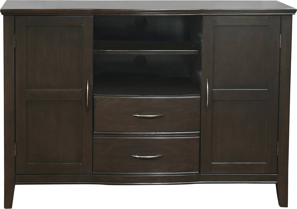 Best Buy Simpli Home Williamsburg Tall TV Stand for Most FlatPanel