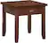 Angle. Simpli Home - Artisan Square Solid Pine Wood 1-Drawer End Table - Brown.