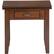 Front. Simpli Home - Artisan Square Solid Pine Wood 1-Drawer End Table - Brown.