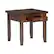Left. Simpli Home - Artisan Square Solid Pine Wood 1-Drawer End Table - Brown.