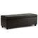 Front. Simpli Home - Avalon Rectangular Polyurethane Faux Leather Ottoman With Inner Storage - Tanner's Brown.
