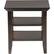 Front. Simpli Home - Acadian Square Solid Wood End Table - Tobacco Brown.