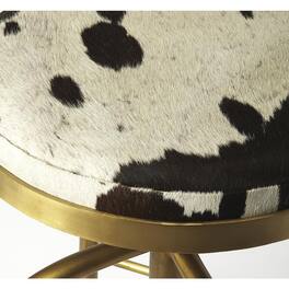 Butler Specialty - Grogan Hair-On-Hide 26" Counter stool - Multi-Color