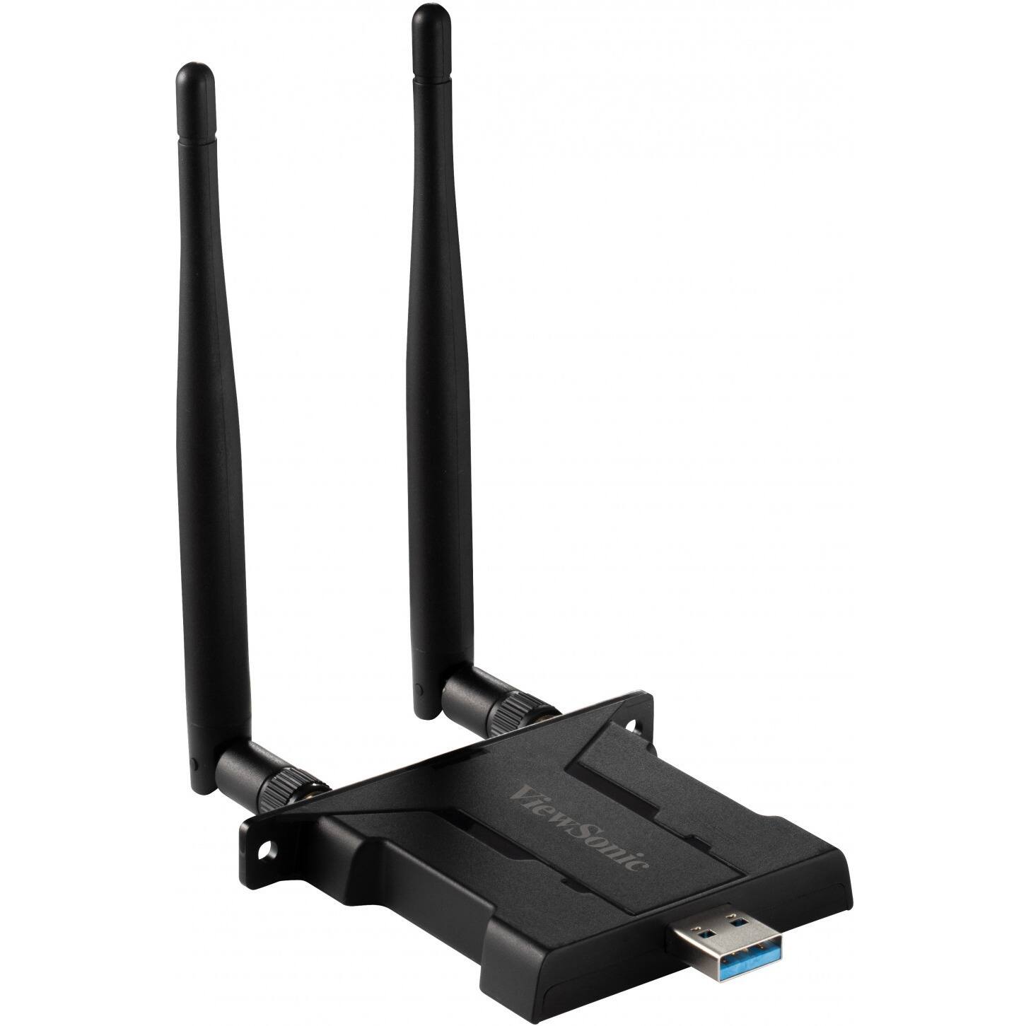 Alt View 1. ViewSonic - Viewsonic VB-WIFI-005 Dual Band WiFi 6 USB Adapter for IFP50-3/4/5, IFP52, IFP62, IFP110G, CDE20 and CDE30 Series with - Black.