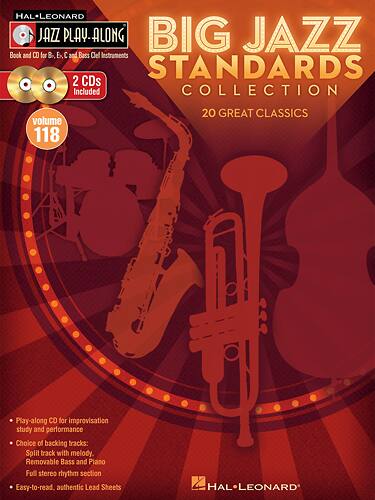 Hal Leonard Big Jazz Standards Collection Jazz Play Along Vol. 118