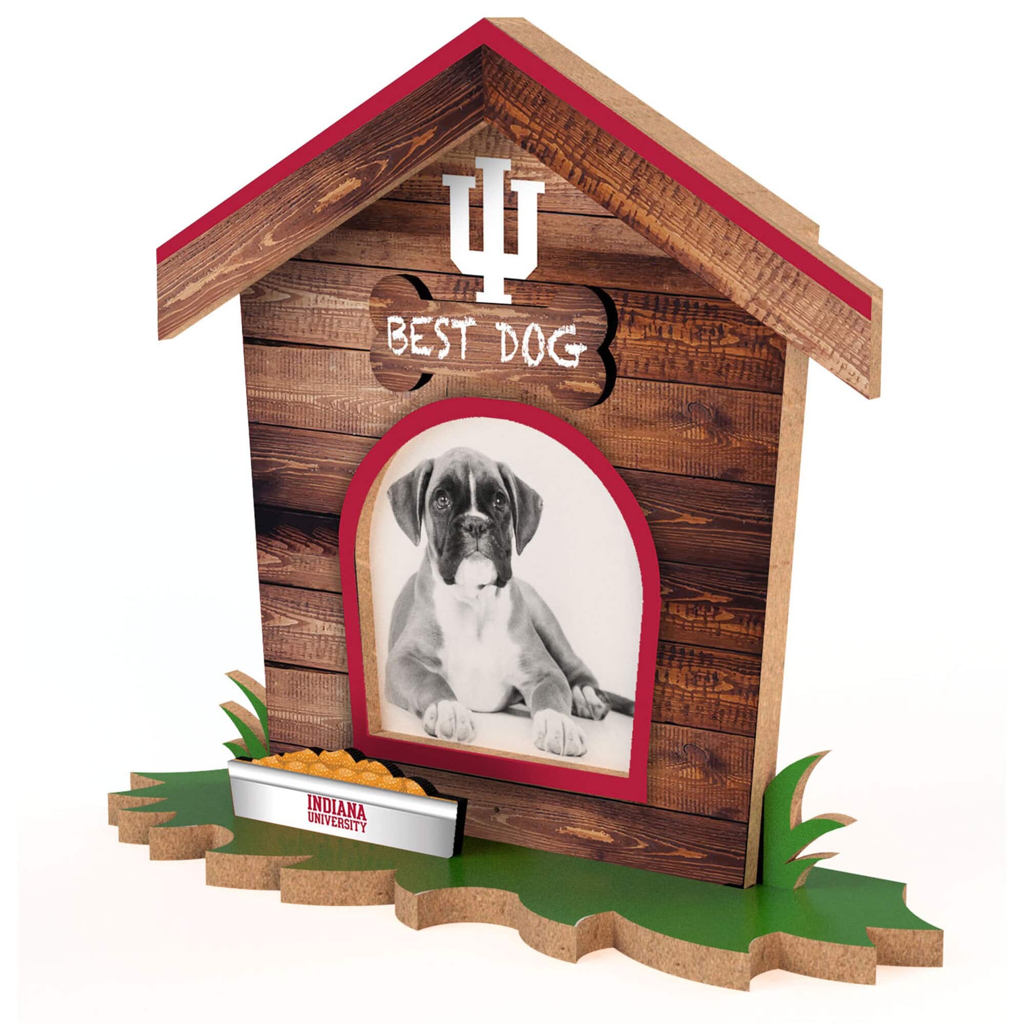 Fan Creations - Indiana Hoosiers Dog House Photo Frame - Multicolor price history on PriceWatchPro