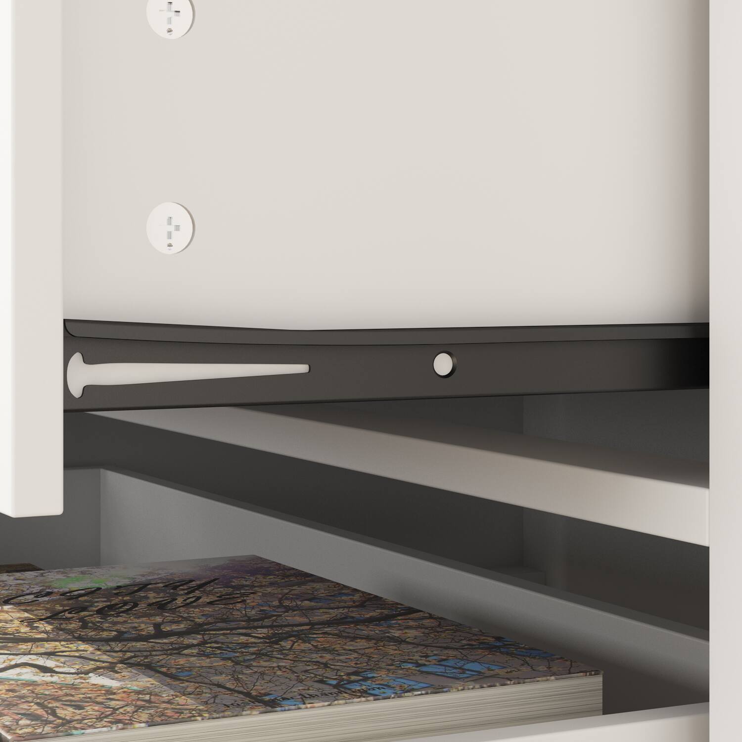 Alt View 4. FUFU&GAGA - FUFU&GAGA Vertical Dresser with Anti - Tip – Multi - Drawer Storage Solution - White.