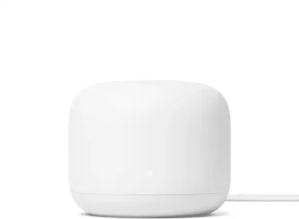 Front. Nest - Google Nest WiFi Router 4x4 AC2200 Mesh WiFi Router with 2200 sq ft Coverage.