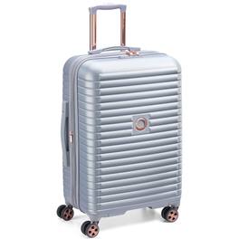 Delsey - Cruise 3.0 Checked Expandable Spinner - 24" Medium - Platinum