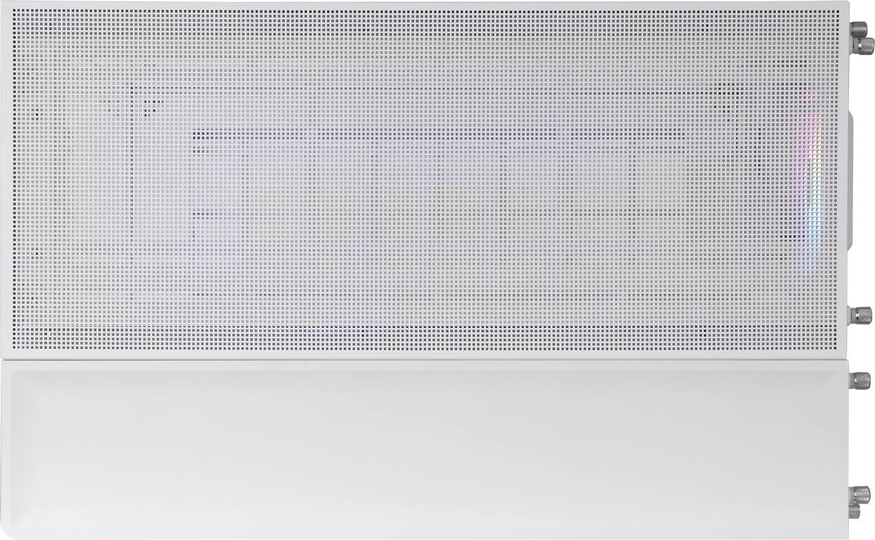 Alt View 12. Thermaltake - View 380 XL TG ARGB Dual-Chamber Chassis with Hidden-Connector Motherboard Support ATX Mid Tower PC Case - Snow.