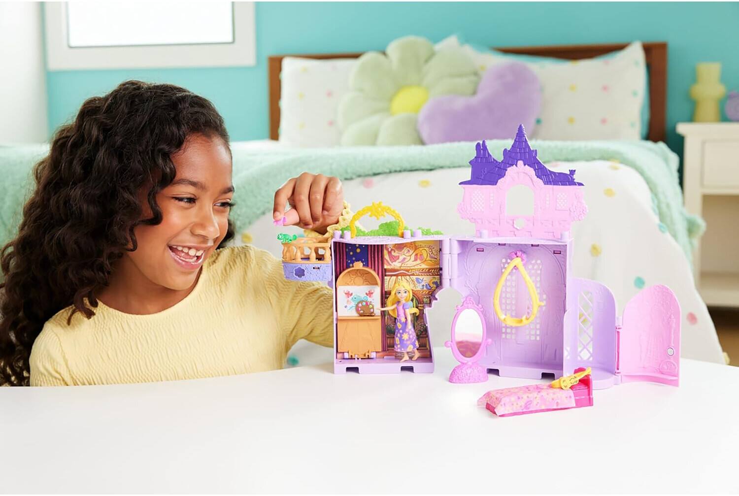 Alt View 2. Mattel - Disney Princess Storytime Stackers: Rapunzel Playset   - COLLECTIBLES - Multicolor.
