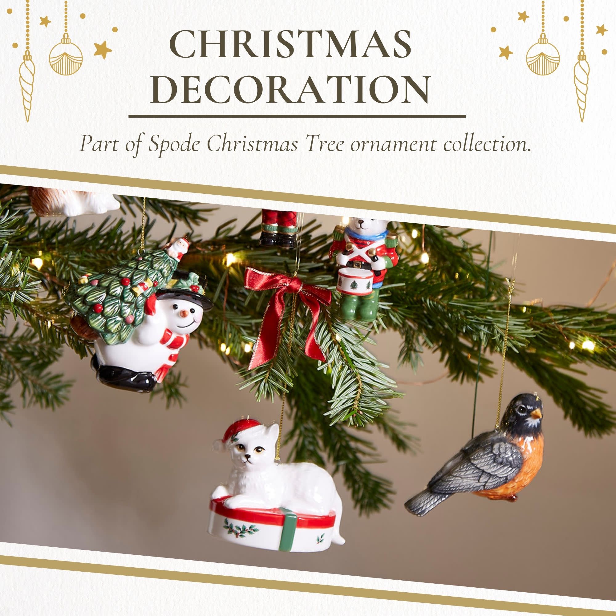 CHRISTMAS DECORATION  
Part of Spode Christmas Tree ornament collection.