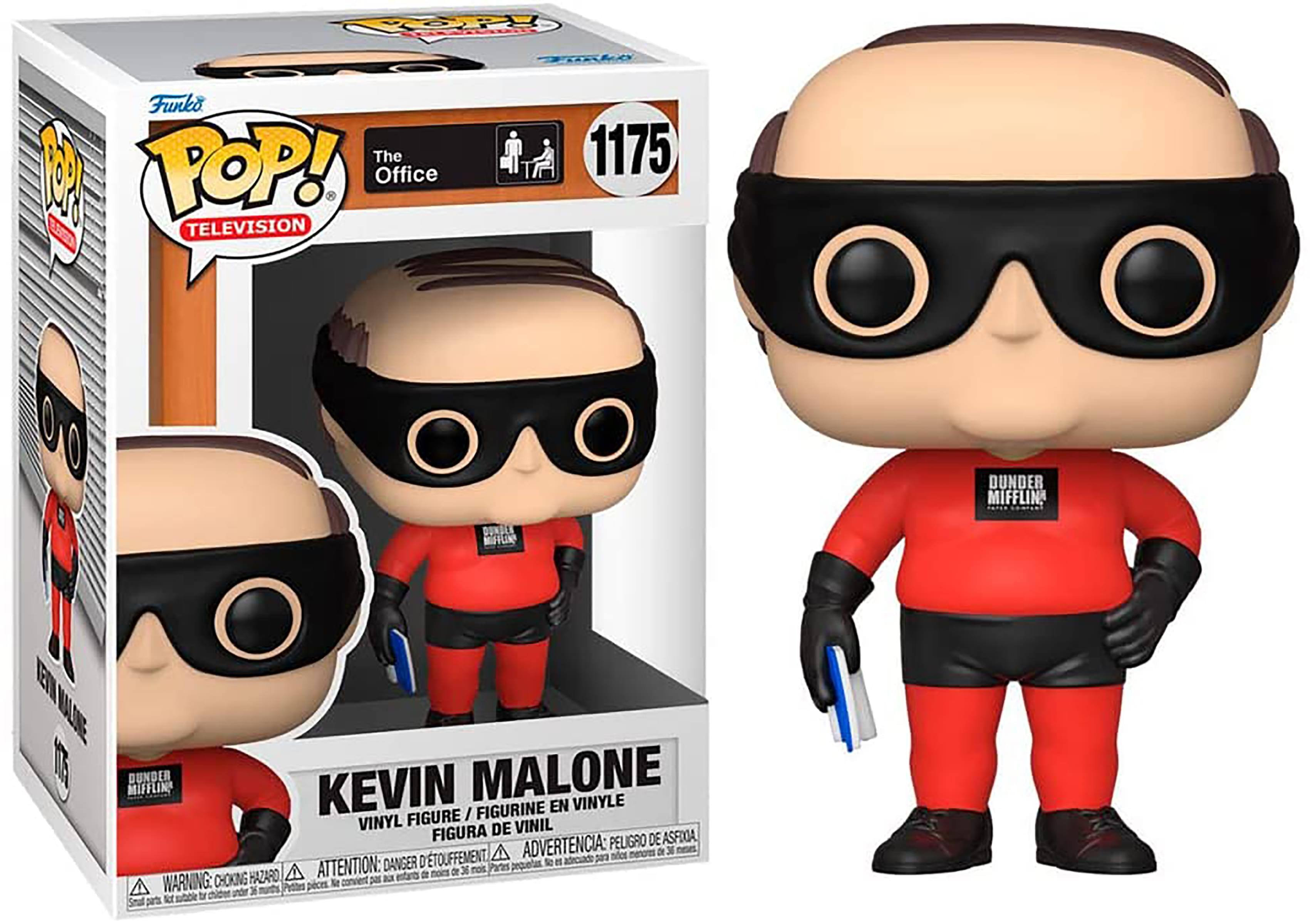 The Office Funko POP Vinyl Figure | Kevin as Dunder Mifflin Superhero - Red