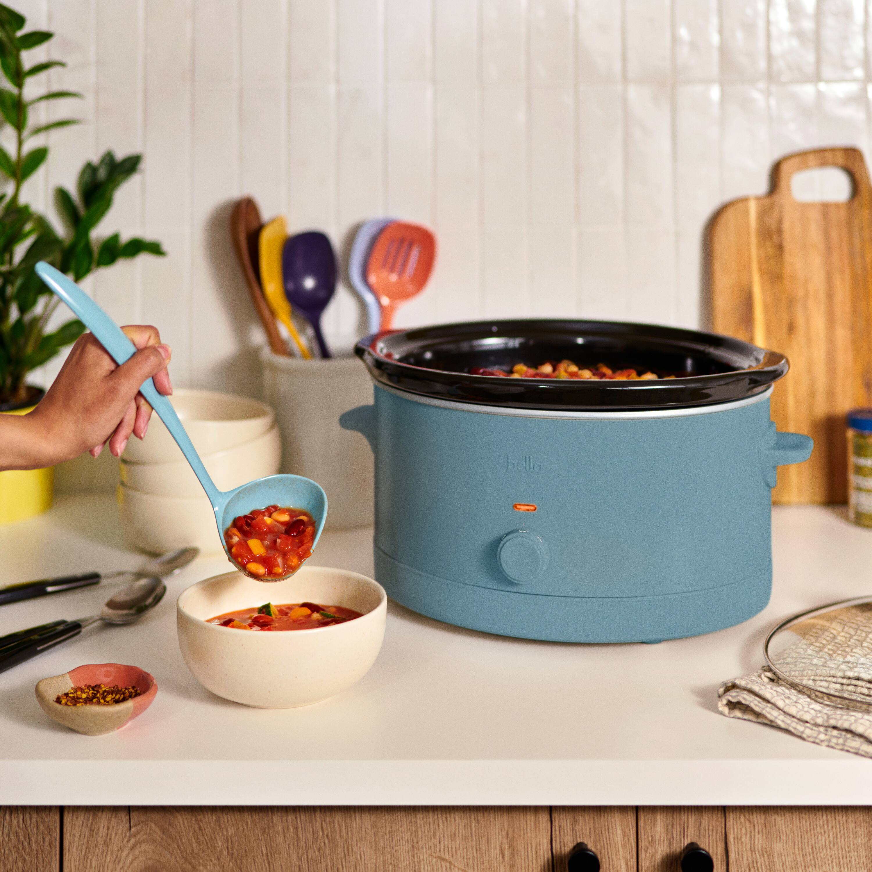 Alt View 6. Bella - 6-qt. Manual Slow Cooker - Surf.