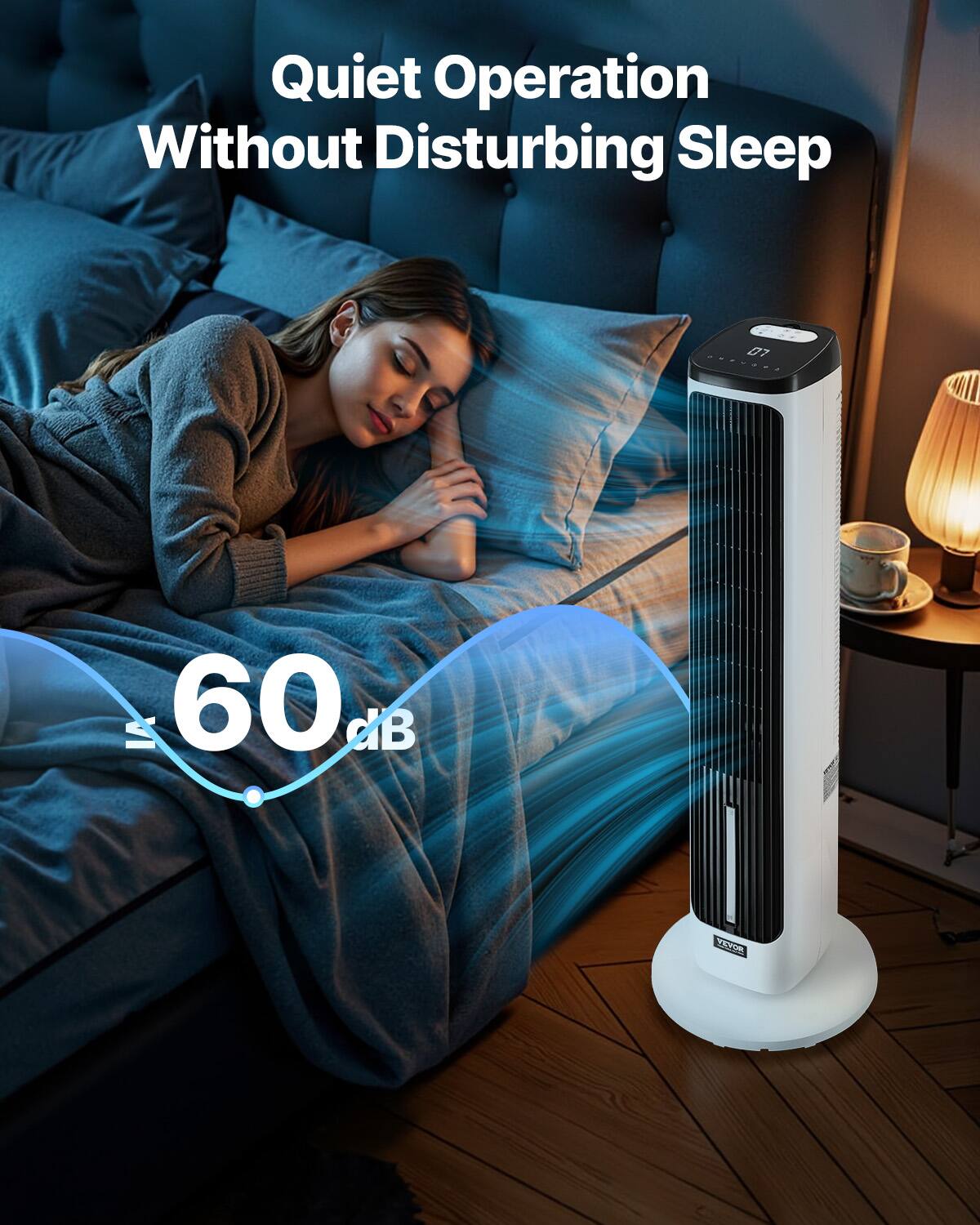 Quiet Operation Without Disturbing Sleep

60 dB