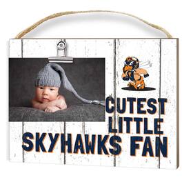 Jardine - Tennessee-Martin Skyhawks 8" x 10" Cutest Little Fan Weathered Team Logo Clip Photo Frame - White