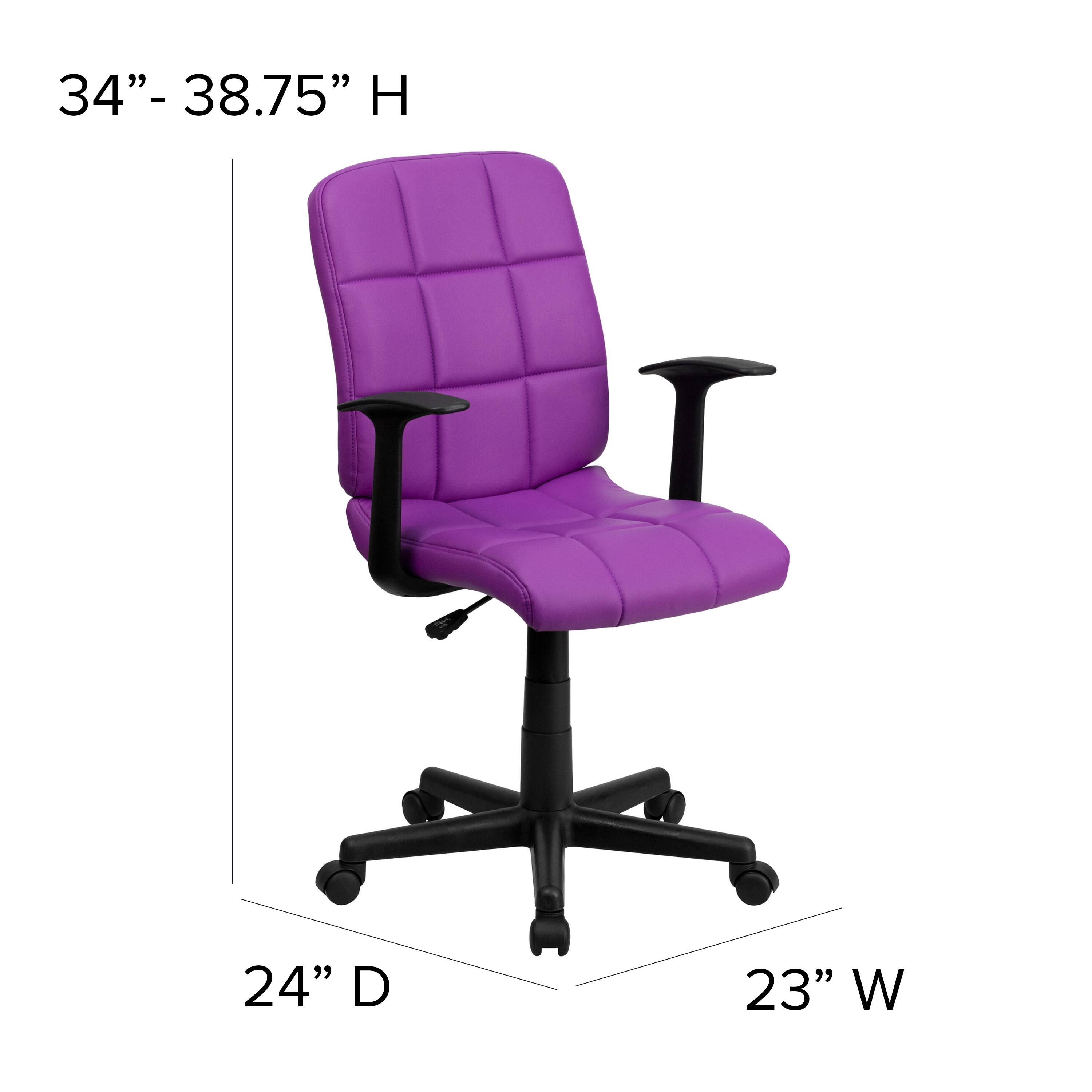34" - 38.75" H  
24" D  
23" W