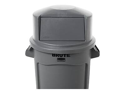 Alt View 1. RubberMaid - Brute Dome Indoor Lid Polyethylene, 32 Gal. - Gray.