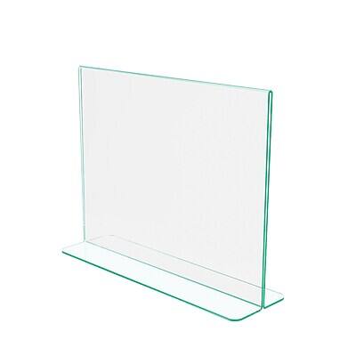 Alt View 5. Deflecto - Superior Image Horizontal Document Holder, 11" x "8.5", Table Top Acrylic - Clear.