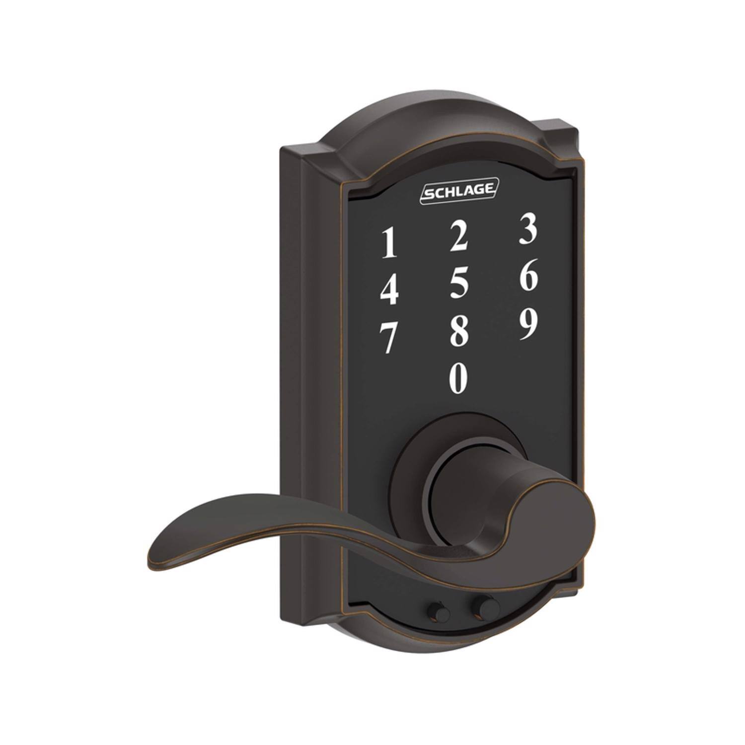 SCHLAGE, 1 2 3 4 5 6 7 8 9 0