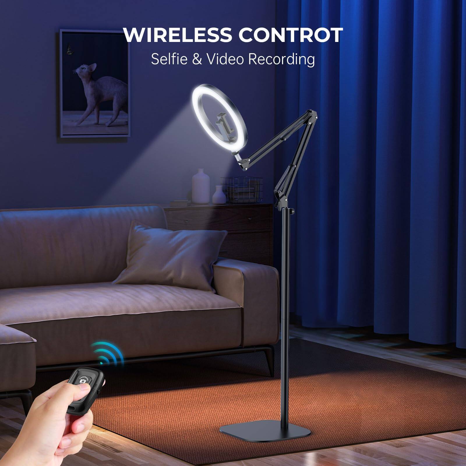 WIRELESS CONTROL  
Selfie & Video Recording