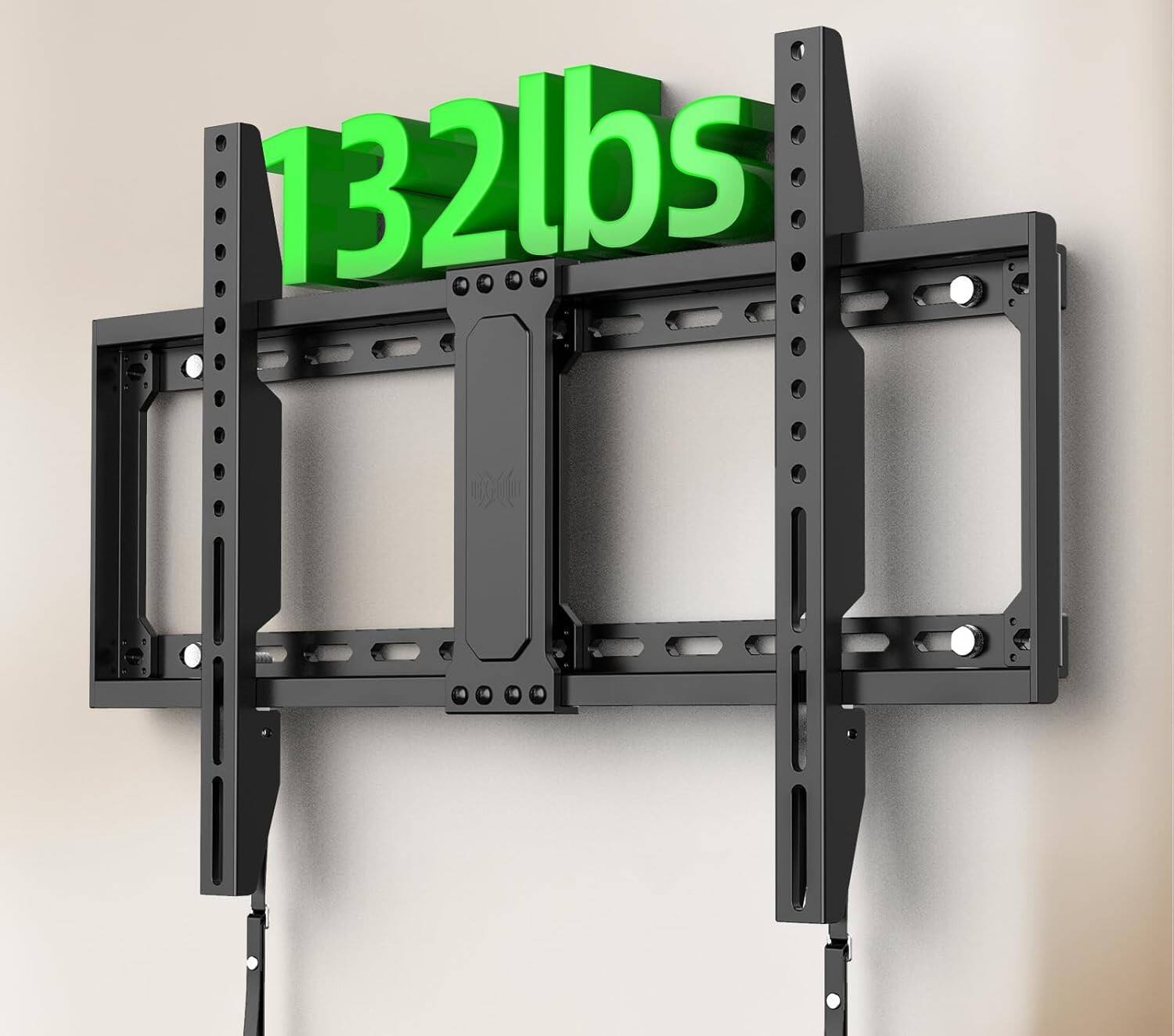 Alt View 4. FINEAK - Low Profile Fixed TV Mount for 42-90" Flat Screens - Black 42-86 inch.