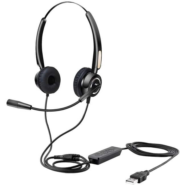 Urban Factory - Movee: USB Conference Micro-Headset With Remote Control - Stereo - USB 3.0 Type A - Wired - 150 Ohm - 100 - Unknown