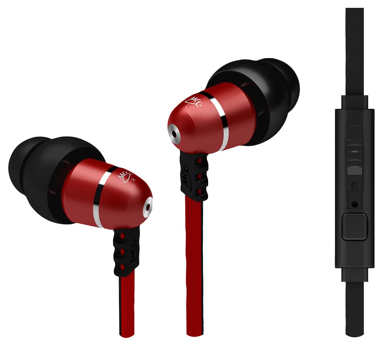 Best Buy MEE audio M9P Earbud Headphones Red EPM9PG2RDMEE