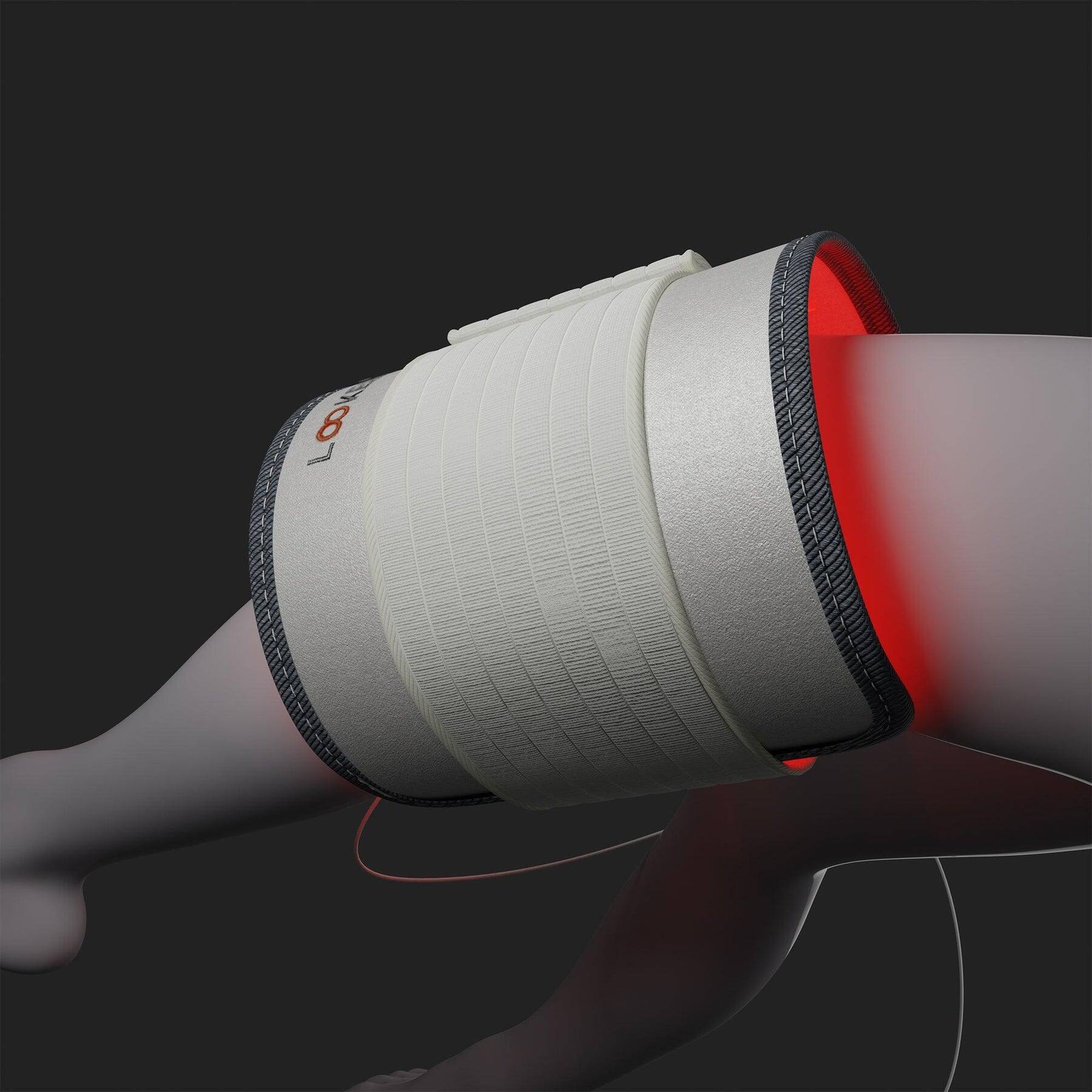 Alt View 10. LOOKEE - LOOKEE® HealGlow™ Pro Medical Infrared & Red Light Therapy Belt | Programmable 10 Therapy Modes | Full Body Pain Relief - Grey.