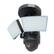 Front. IQ America - IQ America LED Outdoor Motion Sensor Security Floodlight 1100 Lumens, 180° Detection, Weatherproof, Eave/Wall Mount BZ - Bronze.