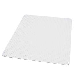 ES Robbins - Natural Origins Carpet Chair Mat, 46" x 60'', Low-Pile, (ESR141052) - Clear
