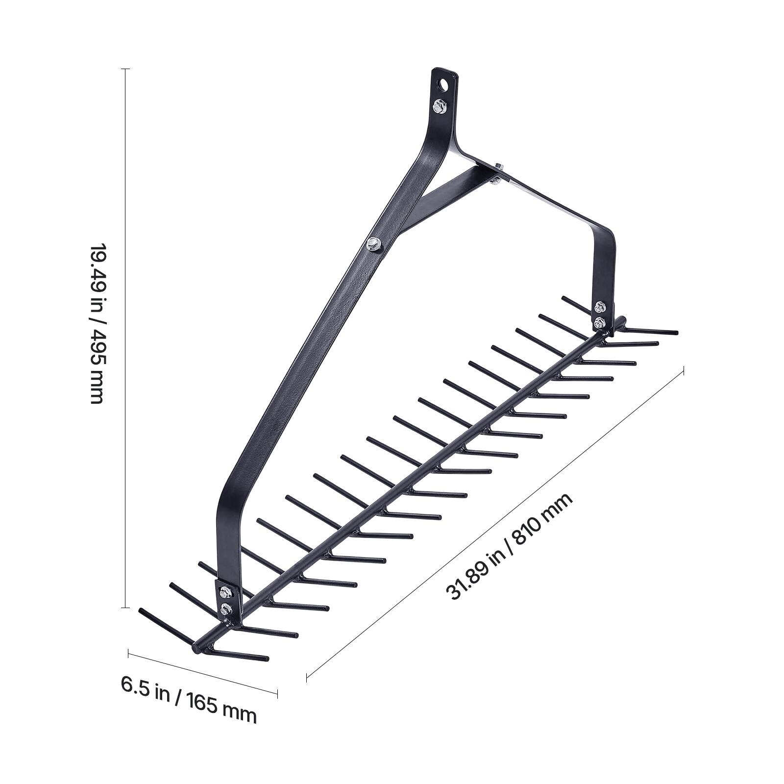 19.49 in / 495 mm  
31.89 in / 810 mm  
6.5 in / 165 mm