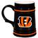 Alt View 1. Evergreen Enterprises - Cincinnati Bengals 24oz. Ceramic Stein Cup with Gift Box - Multicolor.