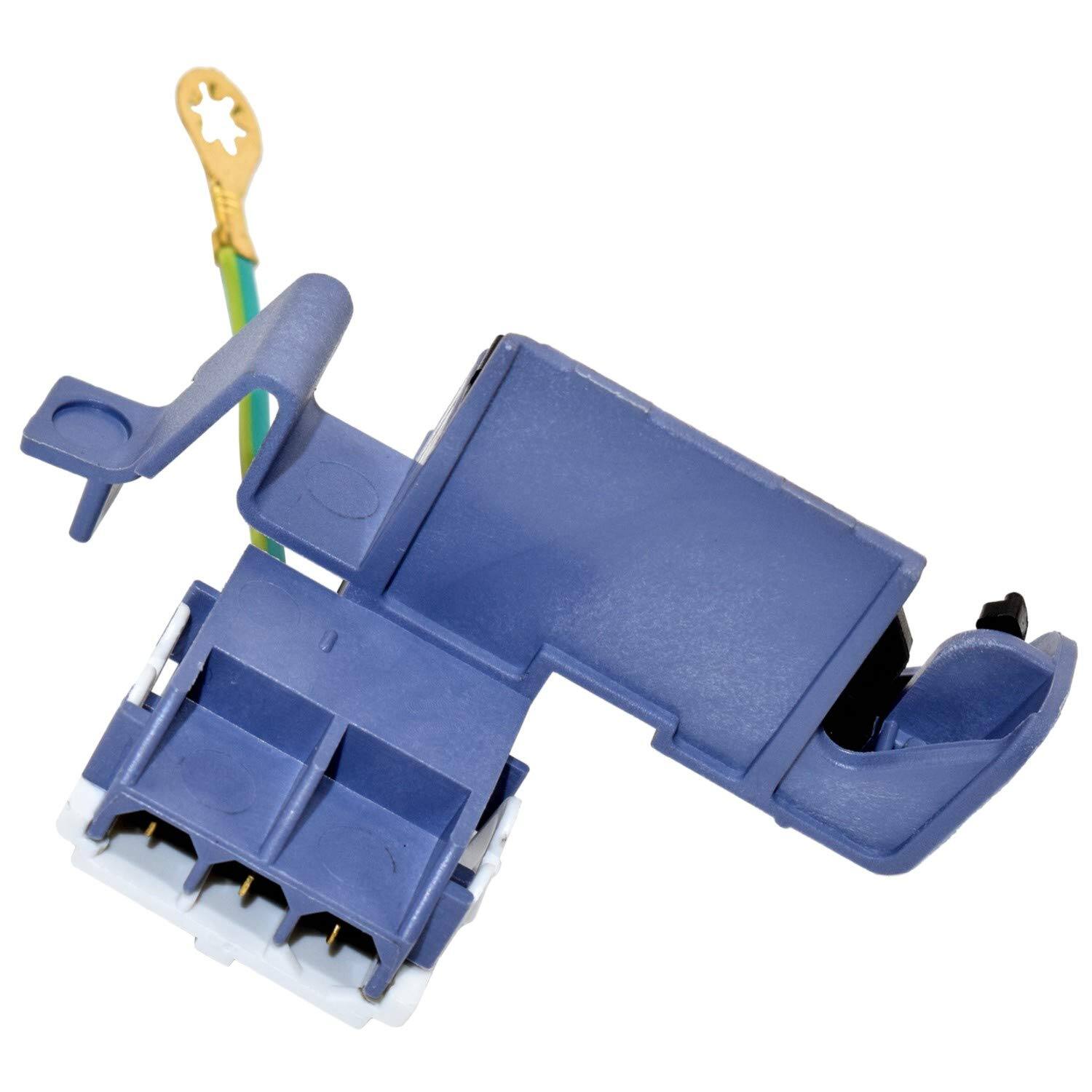 Alt View 2. HQRP - Washer Lid Switch with Harness Replacement for Whirlpool 8318084, Admiral ATW4475 Series, LSW9700 Top-Load.