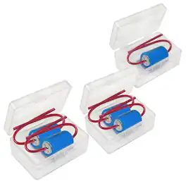 HQRP - 5-Pack ER14250 1/2AA 3.6 V Lithium Batteries with Tabs for Dog Collar, Security System, Meters, Sensors