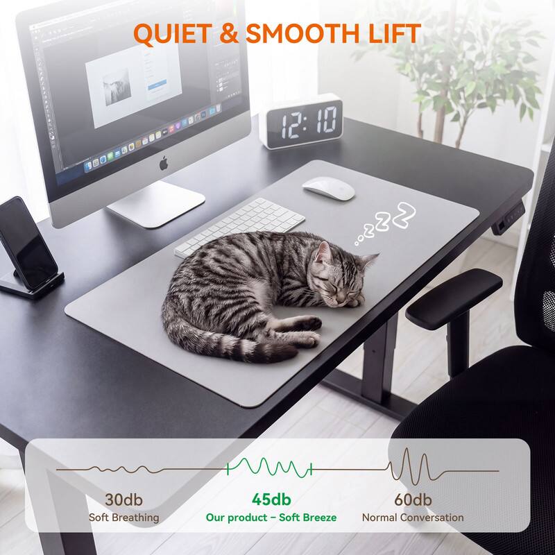 QUIET & SMOOTH LIFT

12:10

30db Soft Breathing
45db Soft Breeze
60db Normal Conversation
