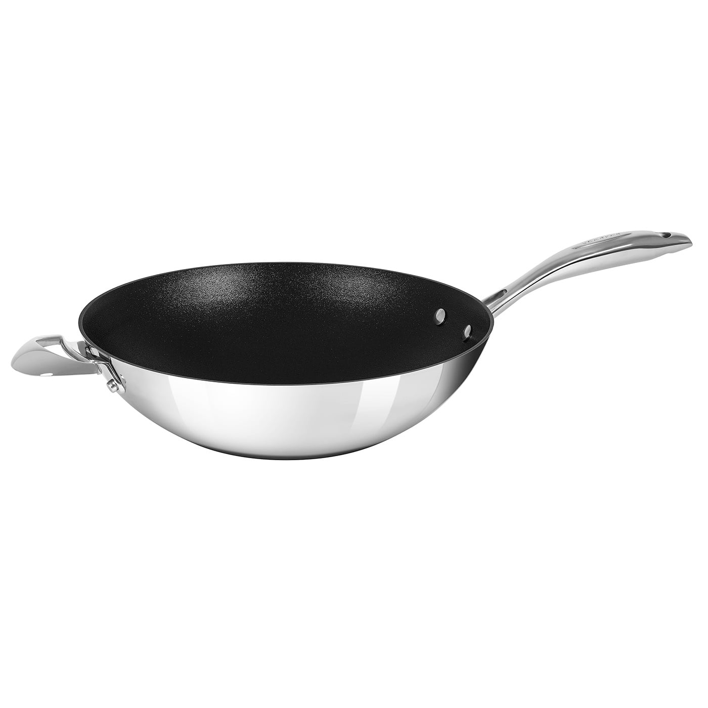 Scanpan - Haptiq Stainless Steel Nonstick 12.5-Inch Wok - Black price history on PriceWatchPro