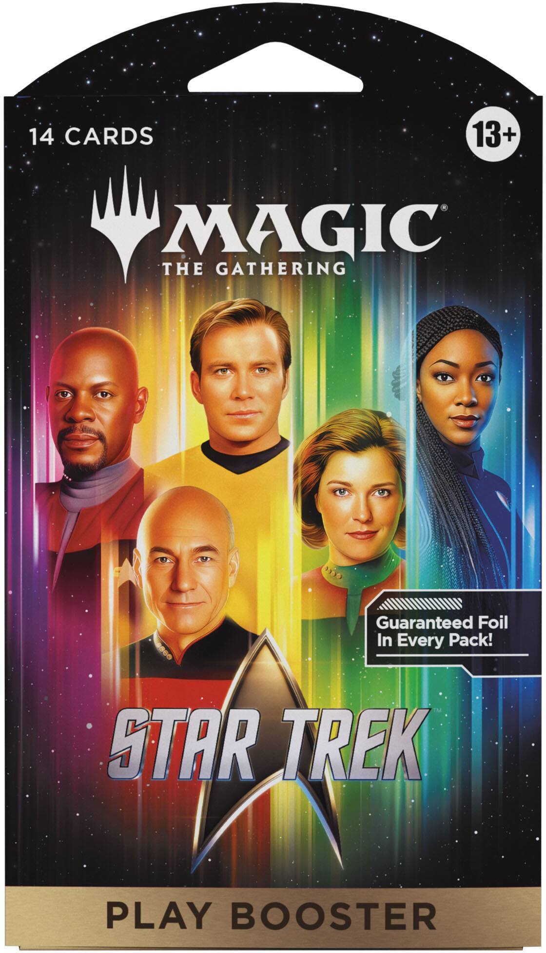 14 CARDS 13+ MAGIC THE GATHERING Guaranteed Foil In Every Pack! STAR TREK PLAY BOOSTER