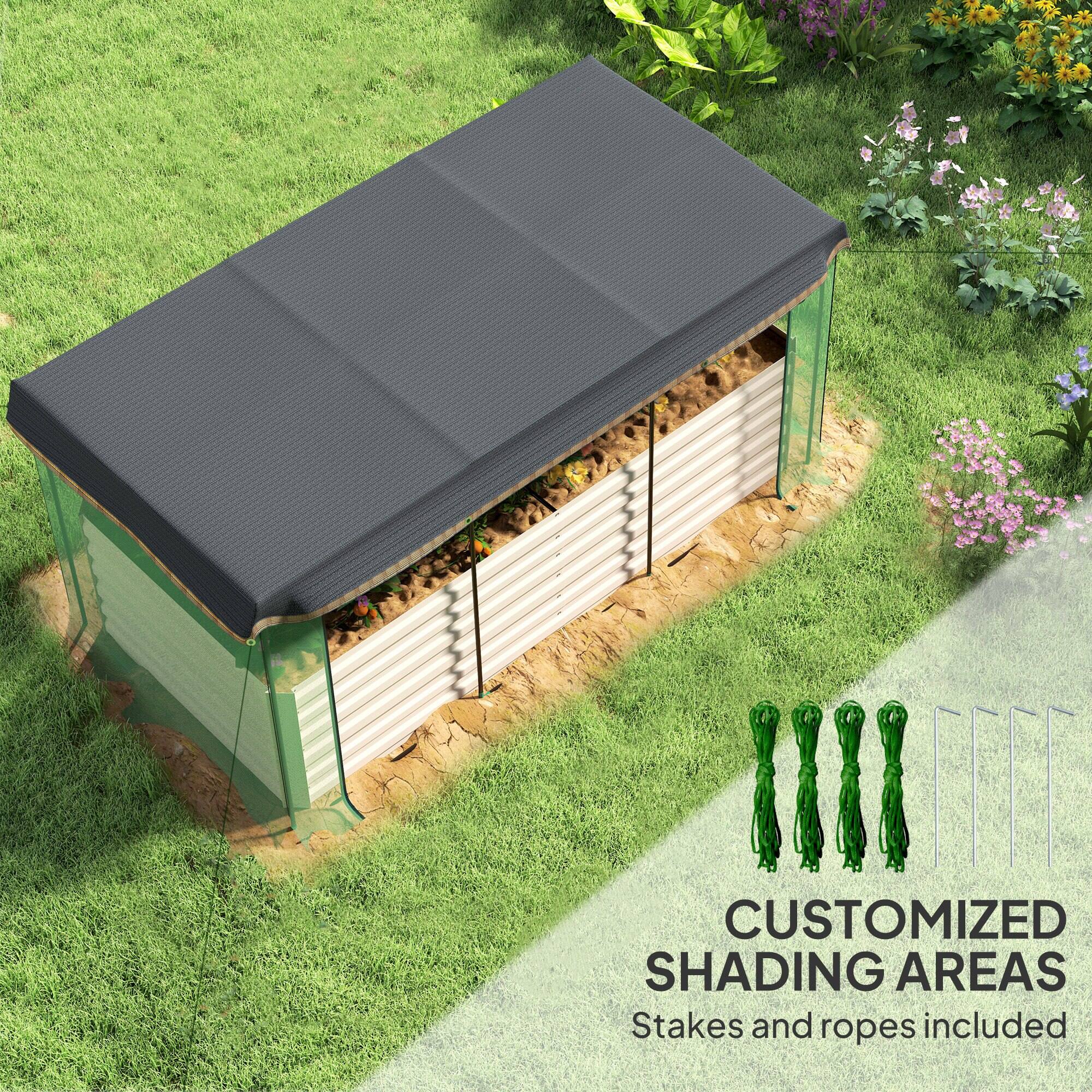 CUSTOMIZED SHADING AREAS
Stakes and ropes included