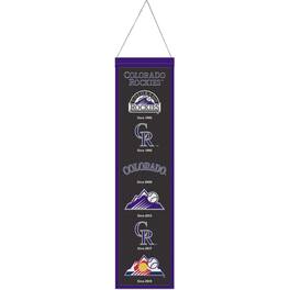 WinCraft - Colorado Rockies 8" x 32" Evolution Banner - Multicolor