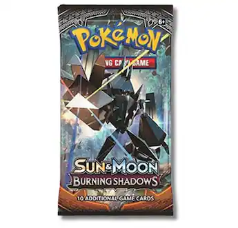 sun & moon burning shadows booster box Pokmon Sleeved Pack It includes a total of 125 cards Sun & MoonBurning Shadows Booster