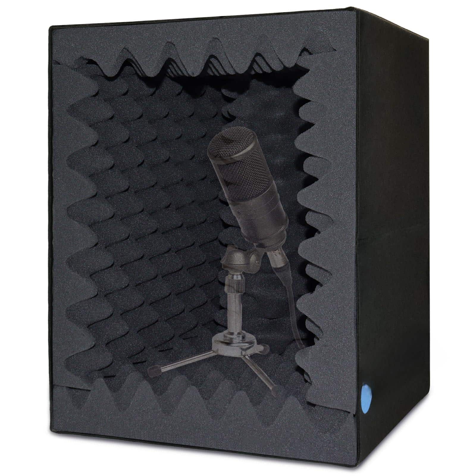 HM 1810 - Mic Pop Filter Recording Shield Portable Microphone Isolation Ball Vocal Booth Music Studio Equipment Refle - Default