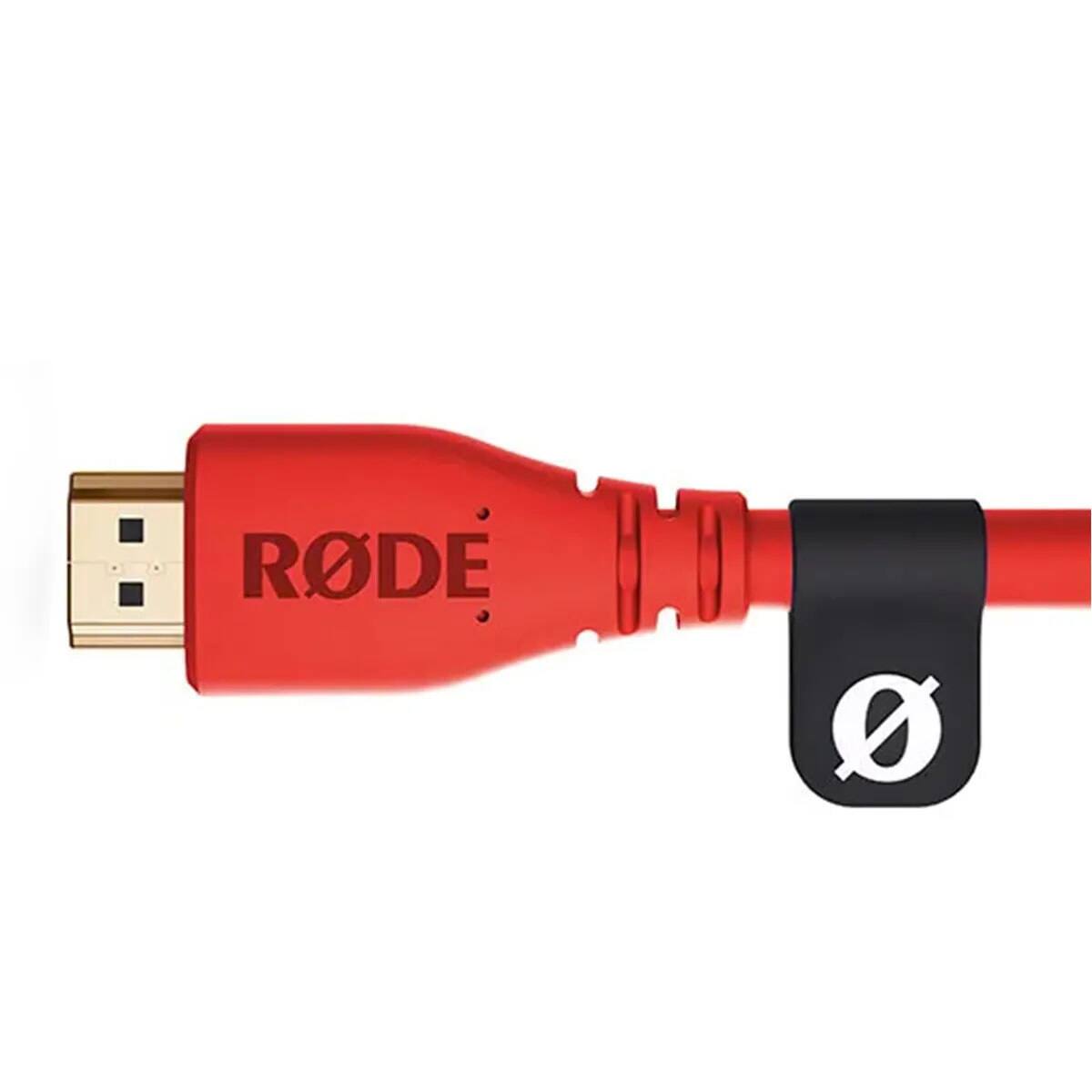 Alt View 2. RODE - Rode Premium High Speed HDMI Cable with Ethernet - Red, 5'.