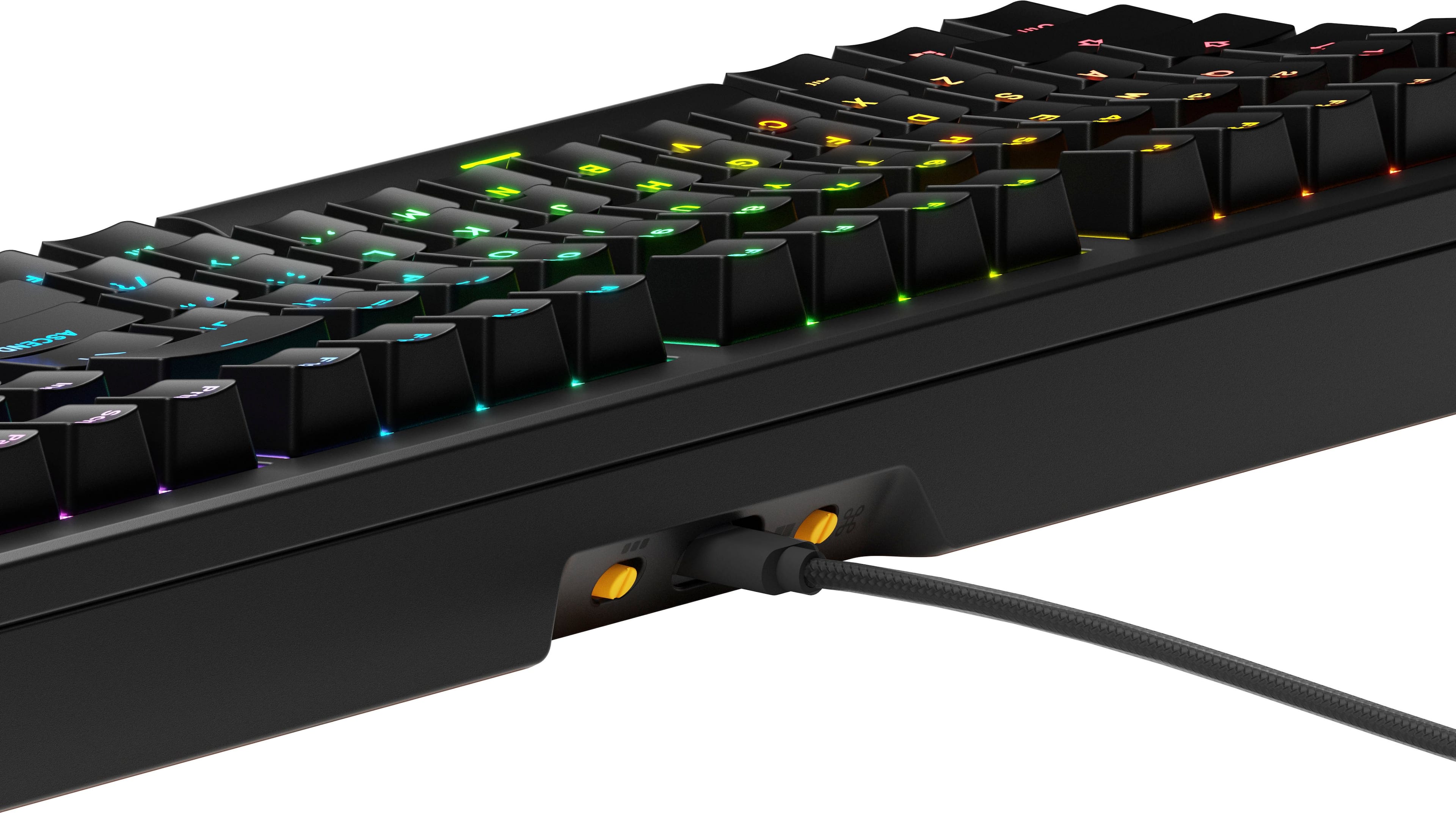 Alt View 12. Glorious - GMMK 3 100% Wired Mechanical Linear Switch Gaming Keyboard with Hot-swappable Switches - Black.